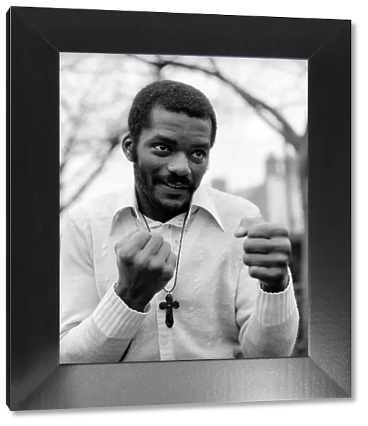 Boxer Pat Thomas. December 1975