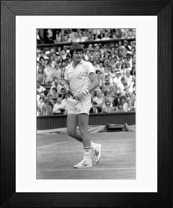 Framed Print : Wimbledon 80': 10th day. July 1980 80-3438 Framed Print : Wimbledon 80': 10th day. July 1980 80-3438