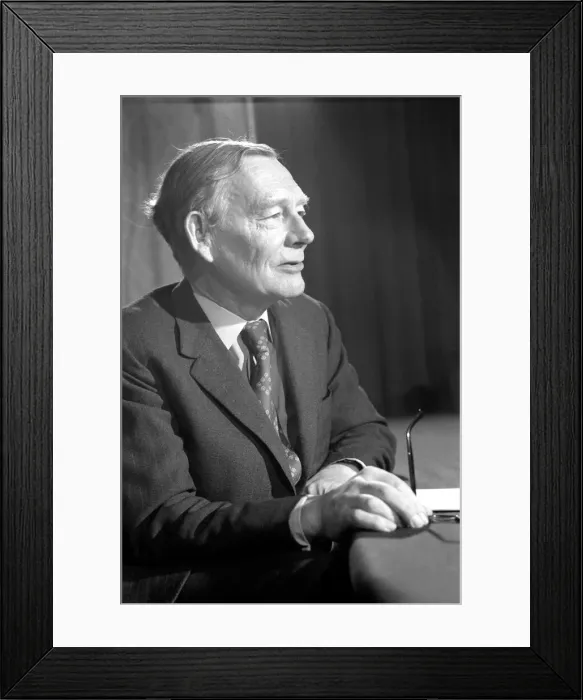 Framed Print : Sir Michael Clapham C. B. I. Chief. March 1974 Framed Print : Sir Michael Clapham C. B. I. Chief. March 1974