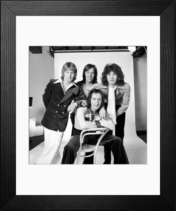 Framed Print : Pilot'pop group. January 1975 Framed Print : Pilot'pop group. January 1975