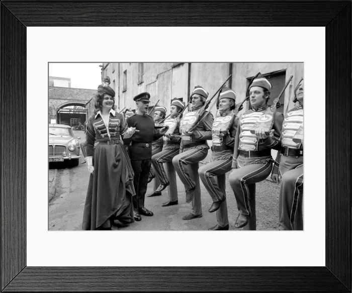 Framed Print : West National Opera Company: Regiment Sergeant Major John Williams from Cardiff Framed Print : West National Opera Company: Regiment Sergeant Major John Williams from Cardiff