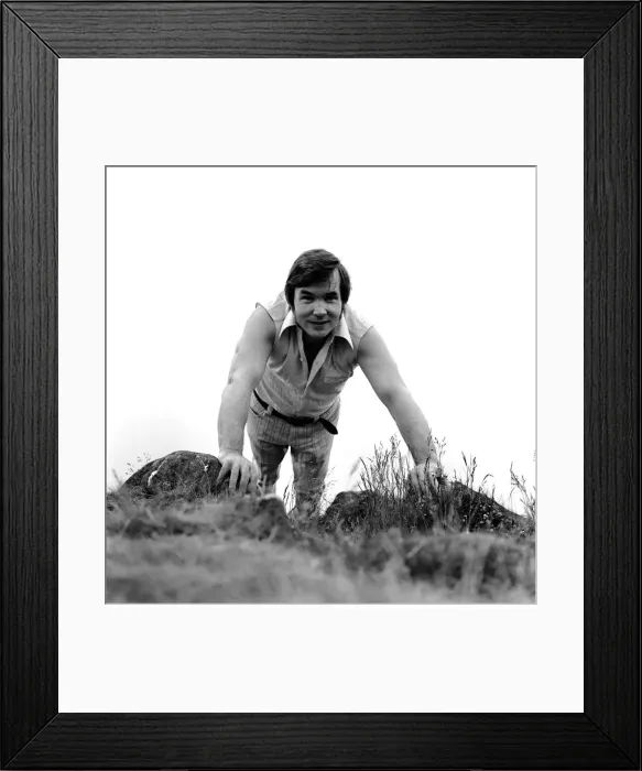 Framed Print : Pop Singer: Ricky Vallance. June 1975 Framed Print : Pop Singer: Ricky Vallance. June 1975
