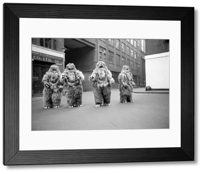 Framed Print : The Yeti Mark two - seven foot tall monsters with light eyes, electrical nervous system