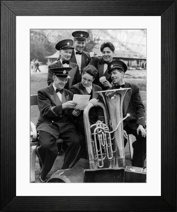 Framed Print : Annual September Brass Band Contest at Belle Vue in Manchester. September 1958