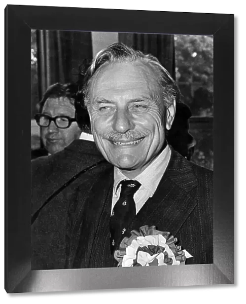 Former Conservative party politician Enoch Powell. January 1986