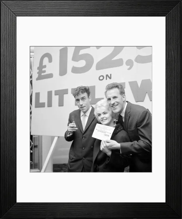 Framed Print : Vivian Nicholson / Viv Nicholson (born April 3, 1936) became a public figure in Great Framed Print : Vivian Nicholson / Viv Nicholson (born April 3, 1936) became a public figure in Great