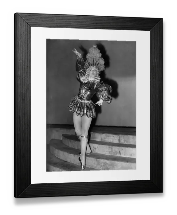 Framed Print : Marika De Rivera, daughter of mexican mural artist Diego Rivera