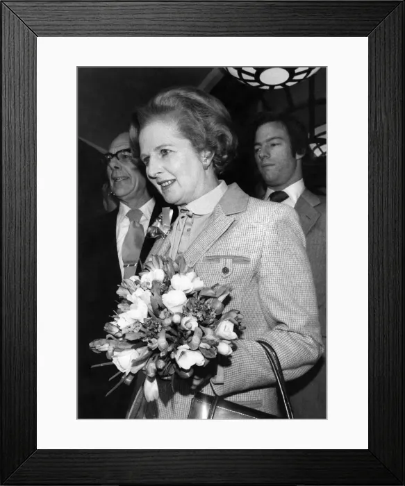 Framed Print : Mrs Margaret Thatcher on the day she became Prime Minister following the General Election Framed Print : Mrs Margaret Thatcher on the day she became Prime Minister following the General Election