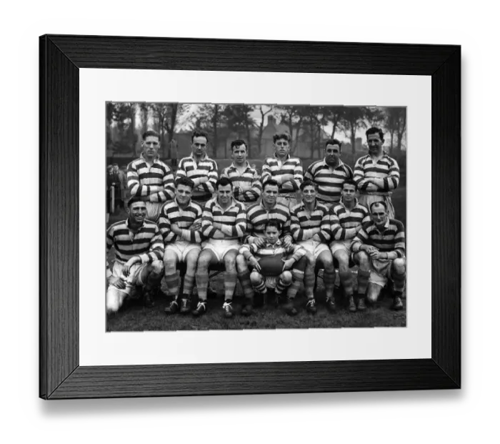 Framed Print : Liverpool Rugby League club team group October 1951 Framed Print : Liverpool Rugby League club team group October 1951