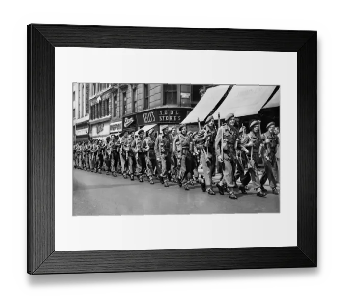 Framed Print : Looking bronzed and fit the famous 8th (Ardwuk s) Battalion of Manchester Regiment Framed Print : Looking bronzed and fit the famous 8th (Ardwuk s) Battalion of Manchester Regiment