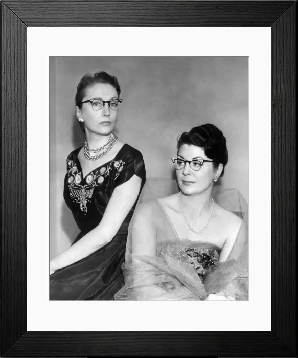 Framed Print : A mannequin parade of spectacles and dresses was held at the Royal Hotel, Southport