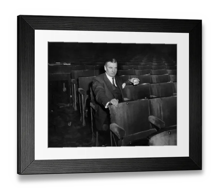 Framed Print : Film actor Laurence Olivier. March 1956