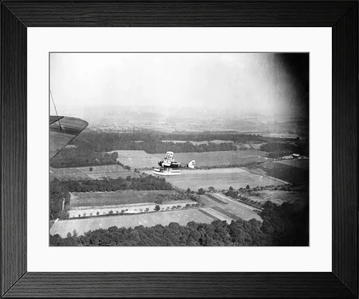 Framed Print : Alan Cobham at the controls of his DH50J returning from Australia. October 1926 P001119 Framed Print : Alan Cobham at the controls of his DH50J returning from Australia. October 1926 P001119