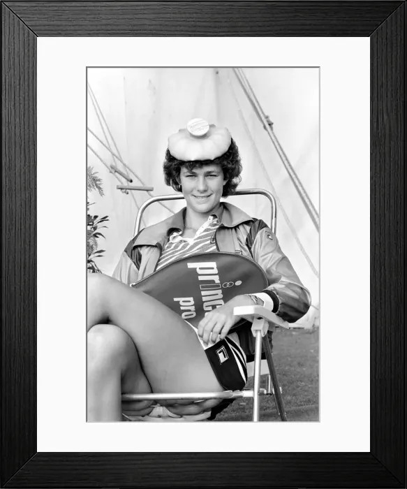 Framed Print : Tennis player Pam Shriver. June 1980 80-3060