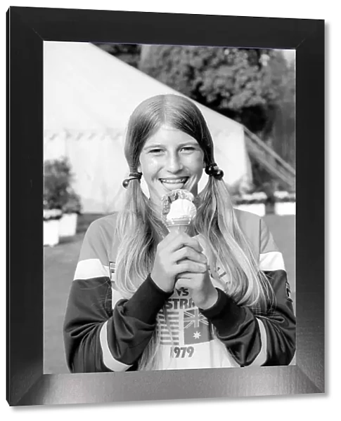 Tennis player Andrea Jaeger. June 1980 80-3060-001