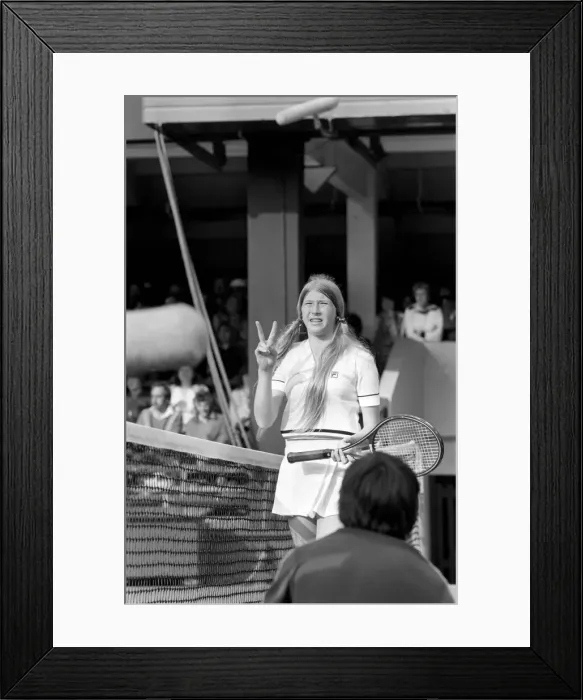 Framed Print : Wimbledon 80, 3rd Day. June 1980 80-3308-020 Framed Print : Wimbledon 80, 3rd Day. June 1980 80-3308-020