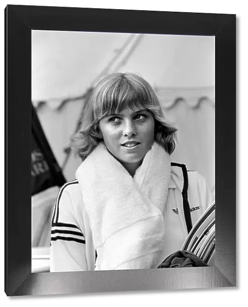Tennis player Bettina Bunge. June 1980 80-3060-003