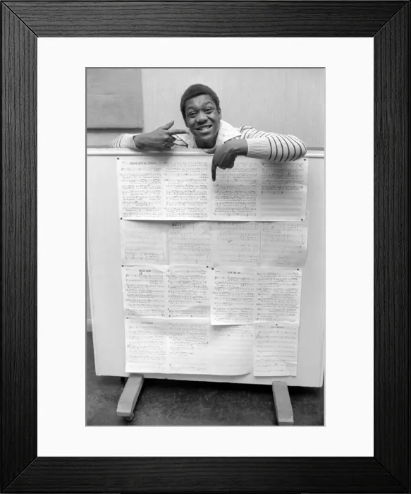 Framed Print : 16 year old comedian Lenny Henry, May 1975 Framed Print : 16 year old comedian Lenny Henry, May 1975