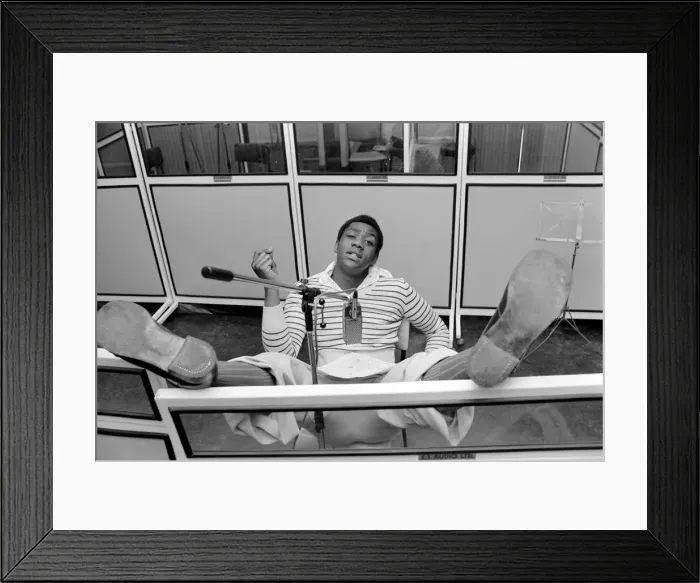 Framed Print : 16 year old comedian Lenny Henry, May 1975 Framed Print : 16 year old comedian Lenny Henry, May 1975