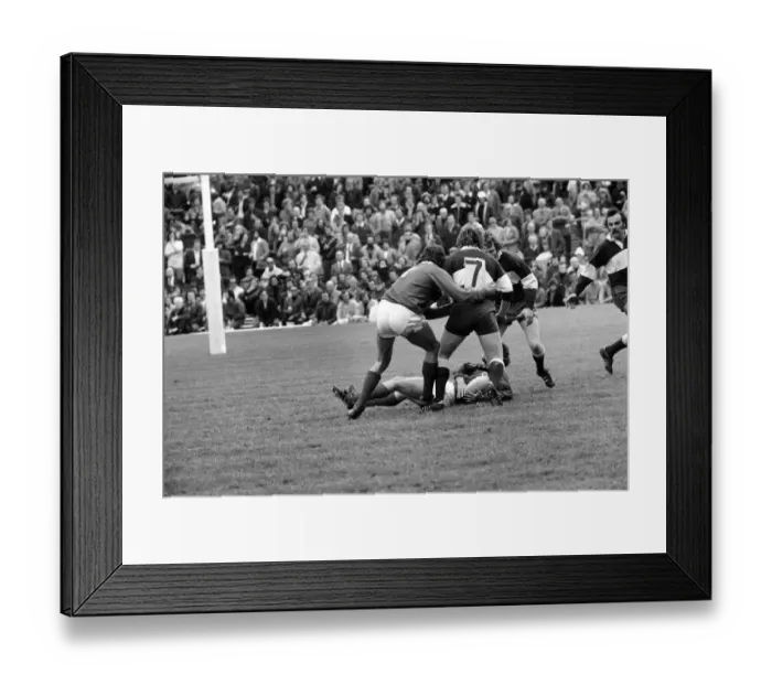 Framed Print : Rugby Union Middlesex Sevens tournament at Twickenham London Welsh v Loughborough College