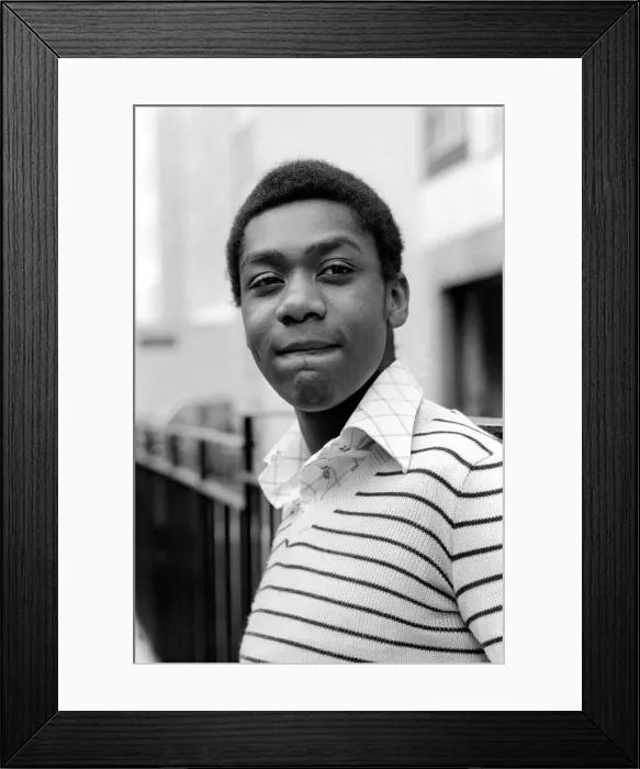Framed Print : 16 year old comedian Lenny Henry, May 1975 Framed Print : 16 year old comedian Lenny Henry, May 1975