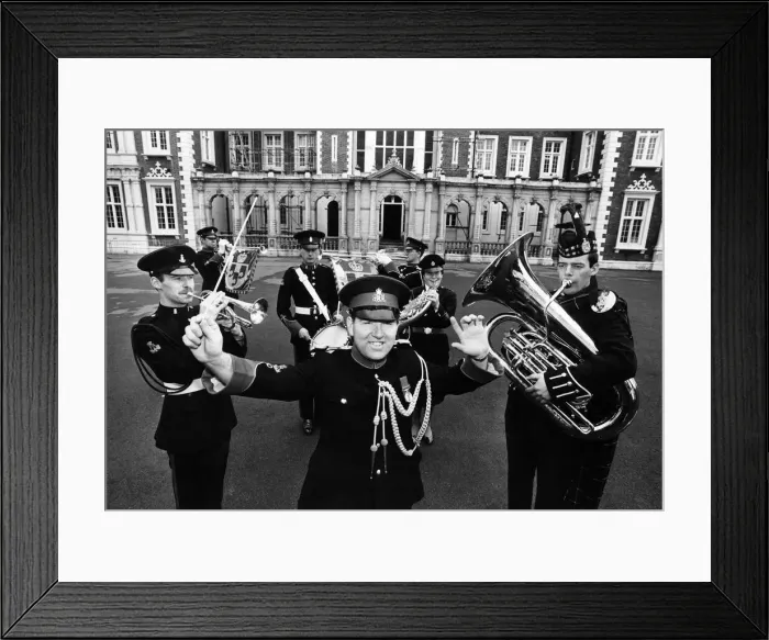 Framed Print : The Band plays on: Army Band School saved from the Goverment axe