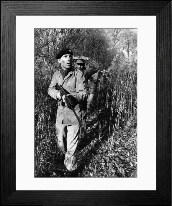 Framed Print : A jungle patrol brings in terrorist prisoners. November 1967 P035473 Framed Print : A jungle patrol brings in terrorist prisoners. November 1967 P035473