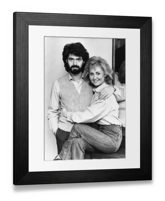 Framed Print : Lulu and her husband John frieda. January 1983 P035545