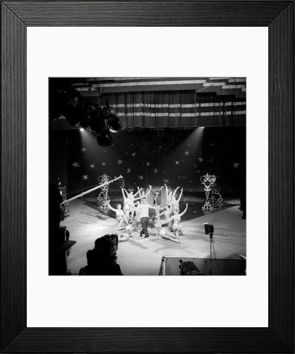 Framed Print : BBC filming a variety show at the Wood Green Empire. January 1957 A307-003 Framed Print : BBC filming a variety show at the Wood Green Empire. January 1957 A307-003