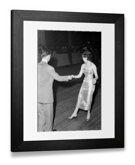 Framed Print : Youth Culture: The teenagers Orchid ballroom dance at Purley