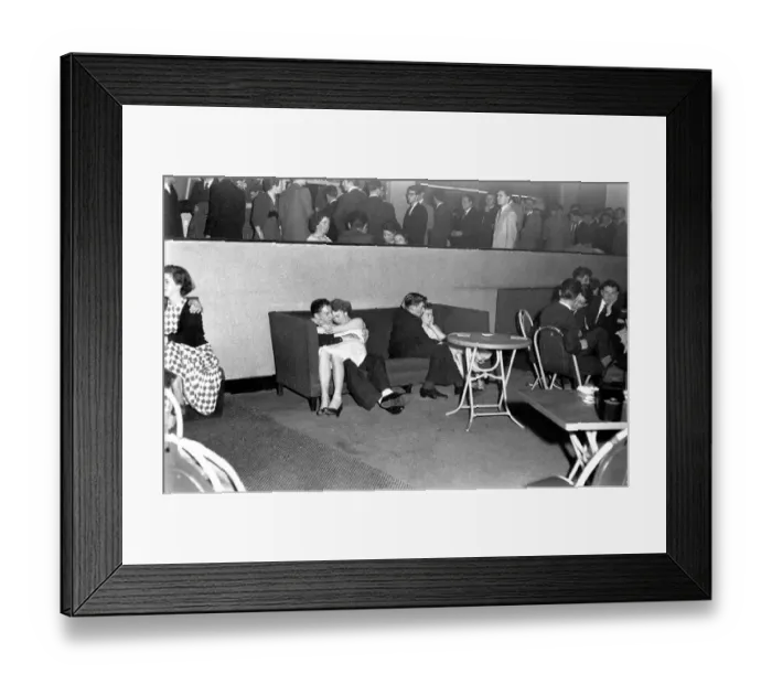 Framed Print : Youth Culture: The teenagers Orchid ballroom dance at Purley Framed Print : Youth Culture: The teenagers Orchid ballroom dance at Purley
