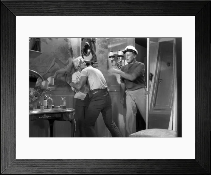 Framed Print : Sean Connery on the set of the film Action of the Tiger Framed Print : Sean Connery on the set of the film Action of the Tiger