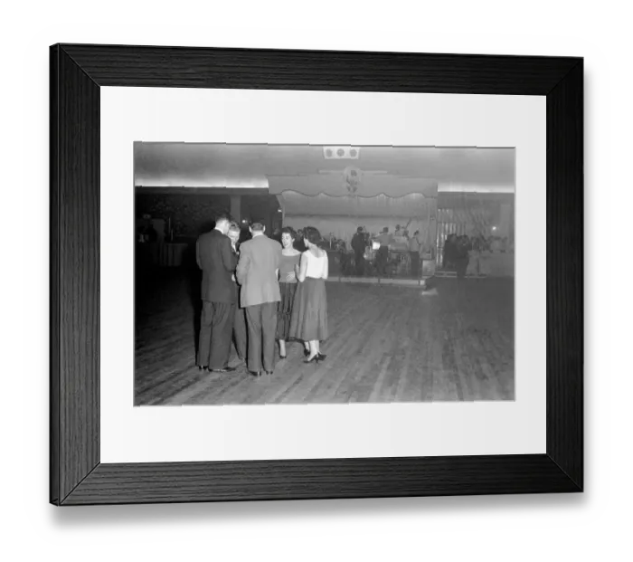 Framed Print : Youth Culture: The teenagers Orchid ballroom dance at Purley