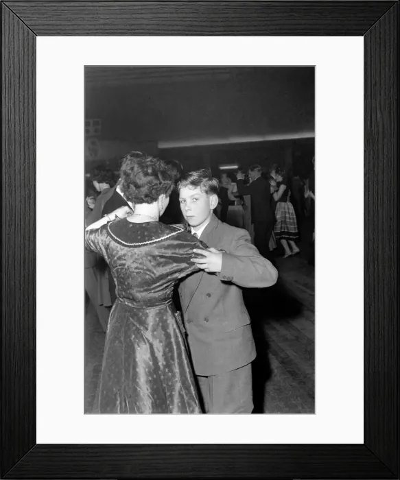 Framed Print : Youth Culture: The teenagers Orchid ballroom dance at Purley