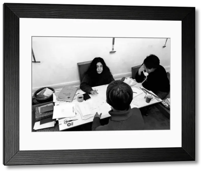 Framed Print : Japanese artist and singer Yoko Ono. 1967 A1313-016 Framed Print : Japanese artist and singer Yoko Ono. 1967 A1313-016