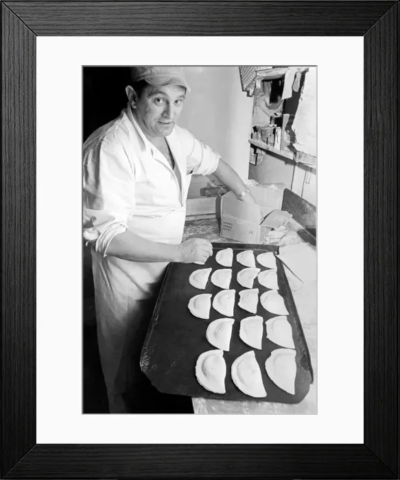 Framed Print : Pastry Chef seen here at work in his Kitchen. 1967 A1330-009 Framed Print : Pastry Chef seen here at work in his Kitchen. 1967 A1330-009