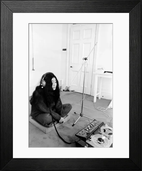 Framed Print : Japanese artist and singer Yoko Ono. 1967 A1313-019 Framed Print : Japanese artist and singer Yoko Ono. 1967 A1313-019