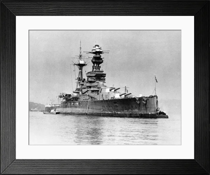 Framed Print : HMS Royal Oak a Royal Sovereign-class battleships launched in 1914 Framed Print : HMS Royal Oak a Royal Sovereign-class battleships launched in 1914