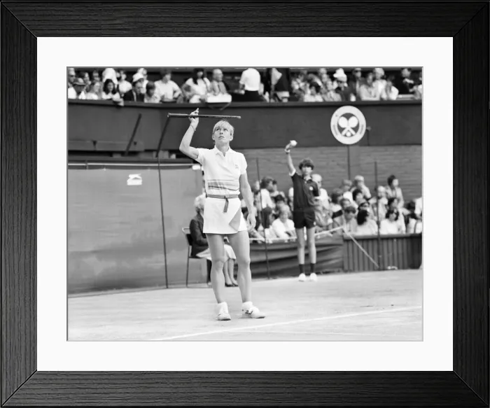 Framed Print : Wimbledon Tennis 1982: 12th Day: WomenIs Final: Navratilova vs. Lloyd Framed Print : Wimbledon Tennis 1982: 12th Day: WomenIs Final: Navratilova vs. Lloyd