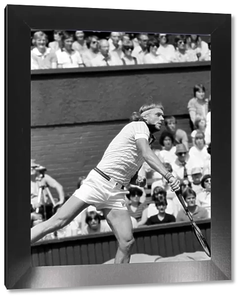 Wimbledon 1st Day: Bjorn Borg in action. June 1981 81-3535-004