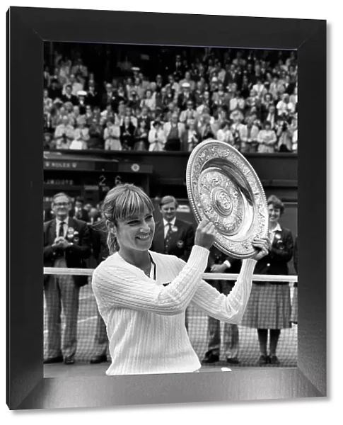 Wimbledon Tennis. 1981 Womens Finals. Chris Evert Lloyd v. Hana Mandlikova