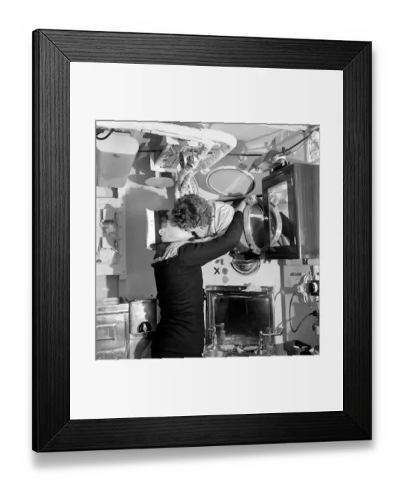 Framed Print : Sailor Home: They d only been married four days, and had been separated for 10 long