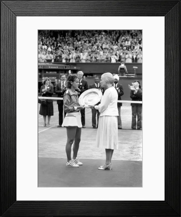 Framed Print : Semi Finals - Wimbledon 80. Spares. Chris Lloyd v. Evonne Cawley Framed Print : Semi Finals - Wimbledon 80. Spares. Chris Lloyd v. Evonne Cawley