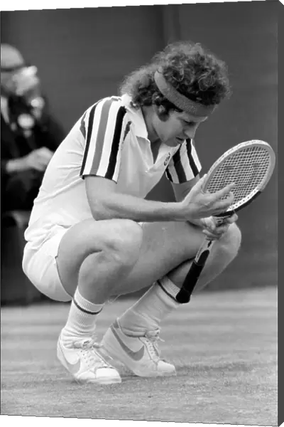 Wimbledon 1980: Mens Finals: Bjorn Borg v. John McEnroe. July 1980 80-3479-004