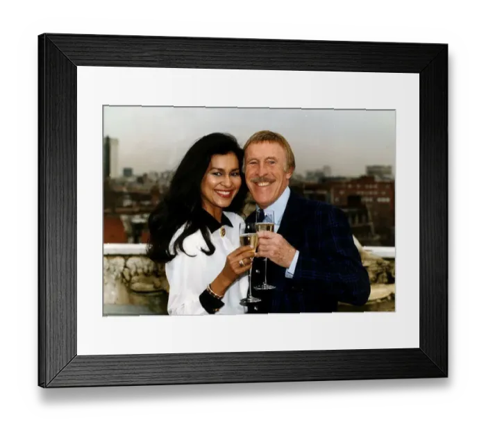  : Bruce Forsyth, comedian and Game Show host, with his wife Wilnelia