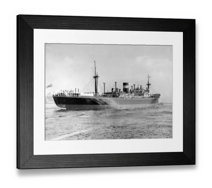 Framed Print : The Chakdina the third of four motor ships for the British India Steam Navigation Co. Ltd Framed Print : The Chakdina the third of four motor ships for the British India Steam Navigation Co. Ltd