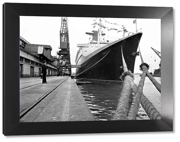 The passenger liner France 7th January 1962