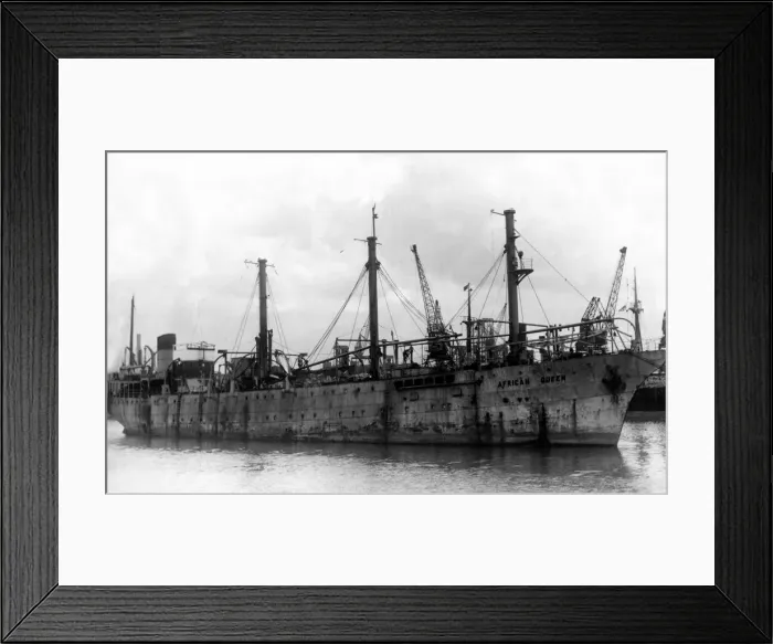 Framed Print : The African Queen in the Albert Edward Dock, North Shields Framed Print : The African Queen in the Albert Edward Dock, North Shields