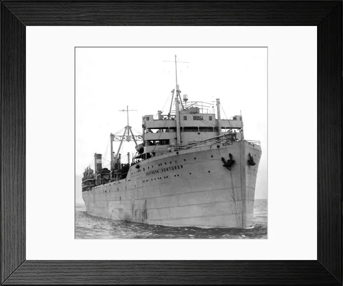Framed Print : The whaler ship Southern Venturer