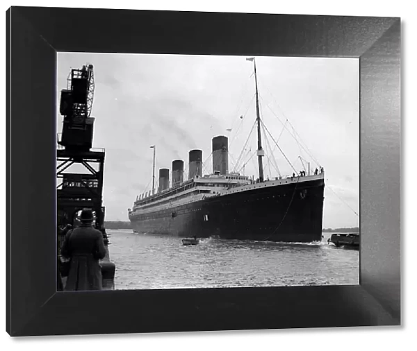 The RMS Olympic sister ship to the Titanic seen here arriving at Southampton docks